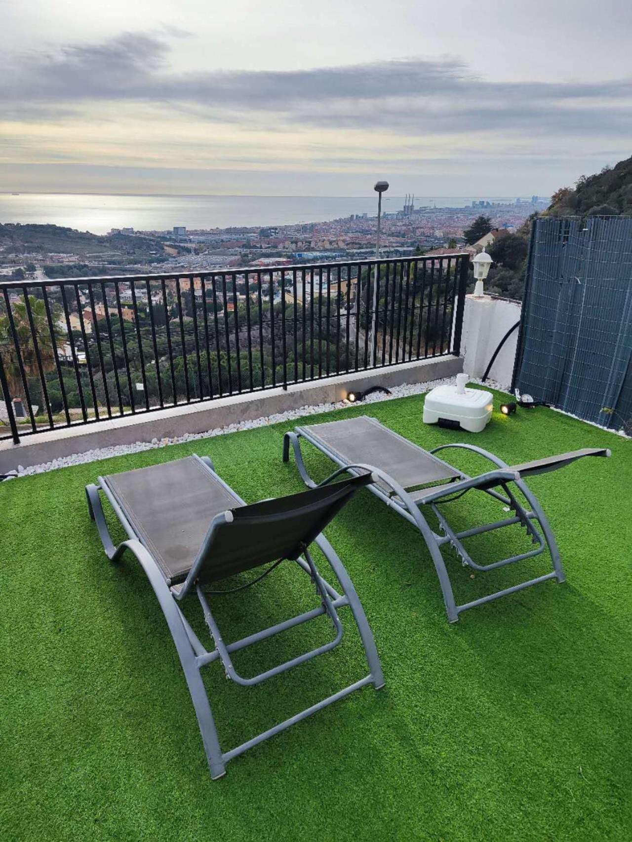 A+View Private Terrace Private Pool Family Fun Villa Badalona Dış mekan fotoğraf